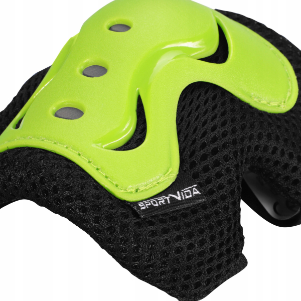 Комплект защитный SportVida 3 в 1 SV-KY0001-M Size M Black/Green