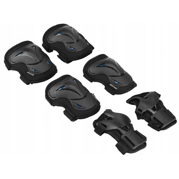 Комплект защитный SportVida 3 в 1 SV-KY0003-L Size L Black/Blue