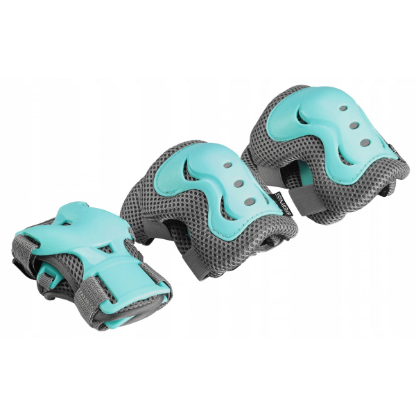 Комплект защитный SportVida 3 в 1 SV-KY0008-L Size L Blue/Grey