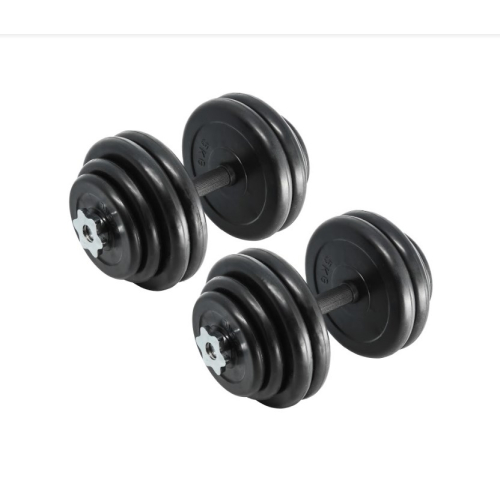 Гантелі набірні Generation Fitness DB-01-39 кг (ручка - каучук) пара — фото 2
