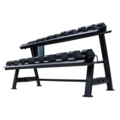 Стійка для шестигранних гантелей 2-х ярусна Generation Fitness FF72D2A (на 10 пар) — фото 2