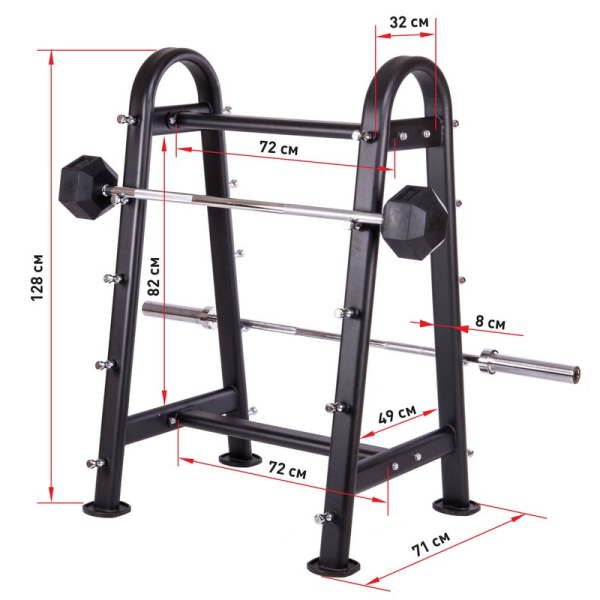 Стійка для штанг та грифів Generation Fitness DR-09