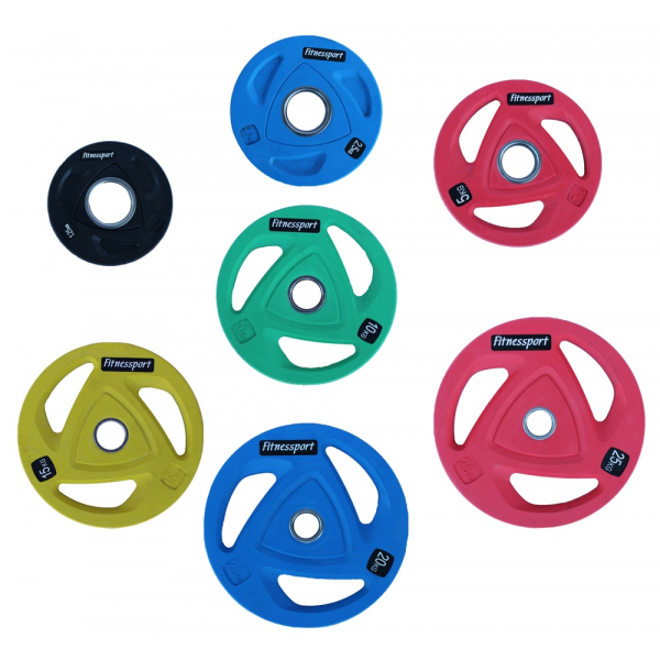 Набор дисков для штанги Fitnessport RCP20 157,5 кг