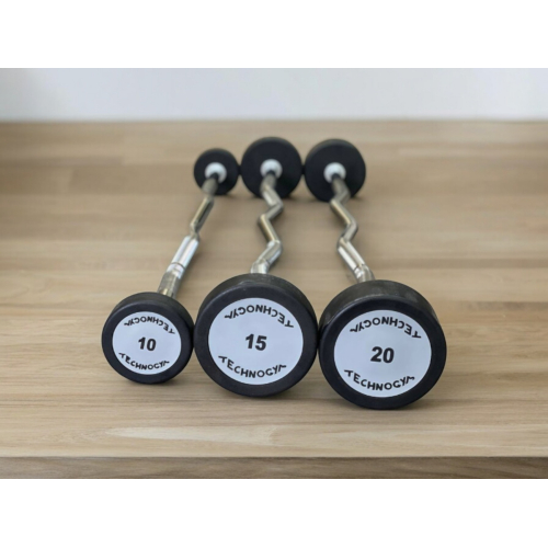 Набір вигнутих фіксованих штанг крок 5 вага 270 кг Technogym TGW-10-50 кг — фото 2
