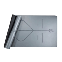 Мат для йоги Generation Fitness 183х61х0,6 сірий