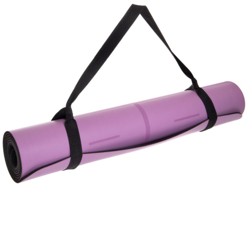 Мат для йоги Generation Fitness 183х68х0,6 фіолетовий — мініатюра 6