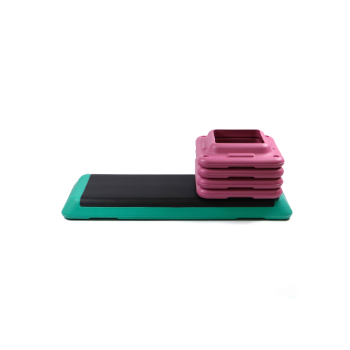 Степ-платформа Generation Fitness FF22H1B (зелено-червона) — фото 3