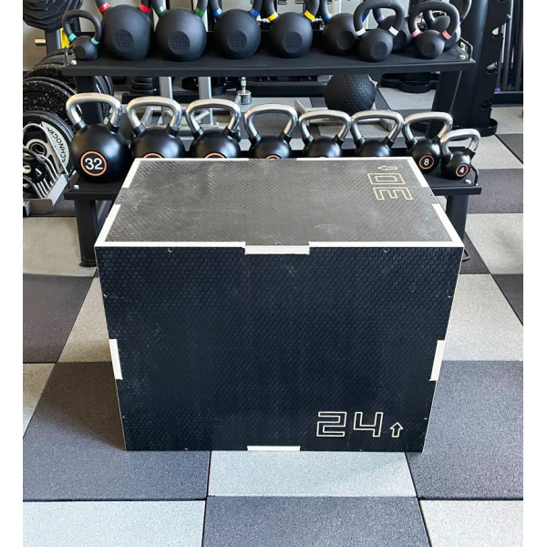 Пліометричний бокс (тумба для кросфіту) Generation Fitness FF32G4A 50/61/76см (чорний)