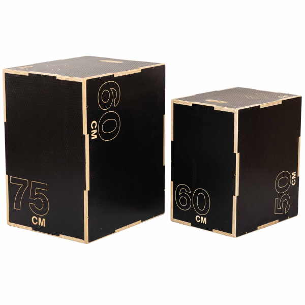 Пліометричний бокс (тумба для кросфіту) Generation Fitness FF32G4A 50/61/76см (чорний)