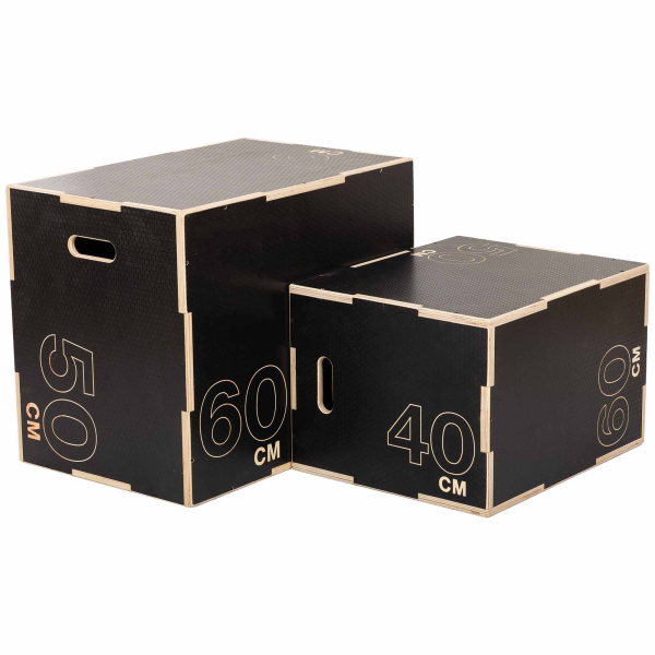 Пліометричний бокс (тумба для кросфіту) Generation Fitness FF32G4A 50/61/76см (чорний)