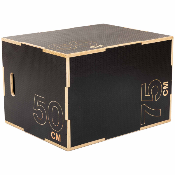 Пліометричний бокс (тумба для кросфіту) Generation Fitness FF32G4A 50/61/76см (чорний)