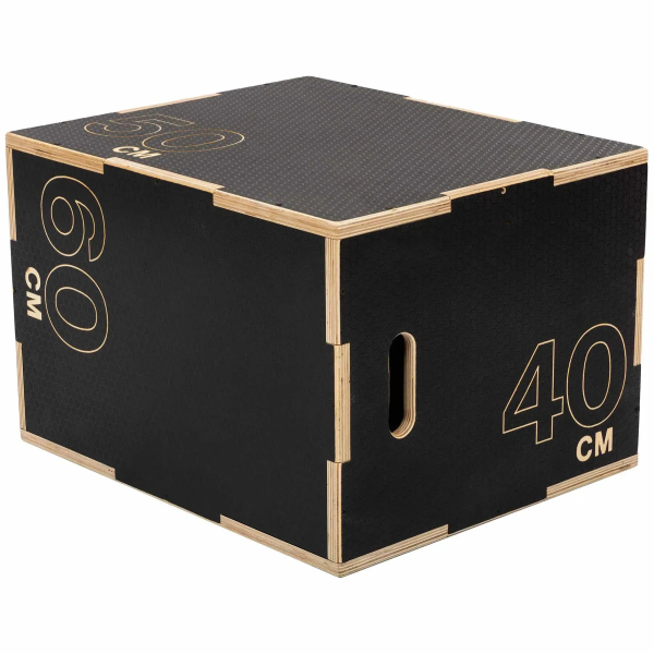 Пліометричний бокс (тумба для кросфіту) Generation Fitness FF32G4B 40/50/60см (чорний)