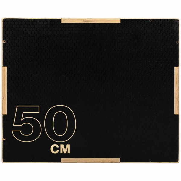 Пліометричний бокс (тумба для кросфіту) Generation Fitness FF32G4B 40/50/60см (чорний)