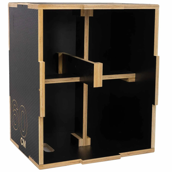 Пліометричний бокс (тумба для кросфіту) Generation Fitness FF32G4B 40/50/60см (чорний)