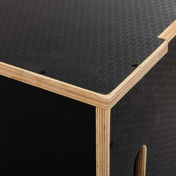 Пліометричний бокс (тумба для кросфіту) Generation Fitness FF32G4B 40/50/60см (чорний)