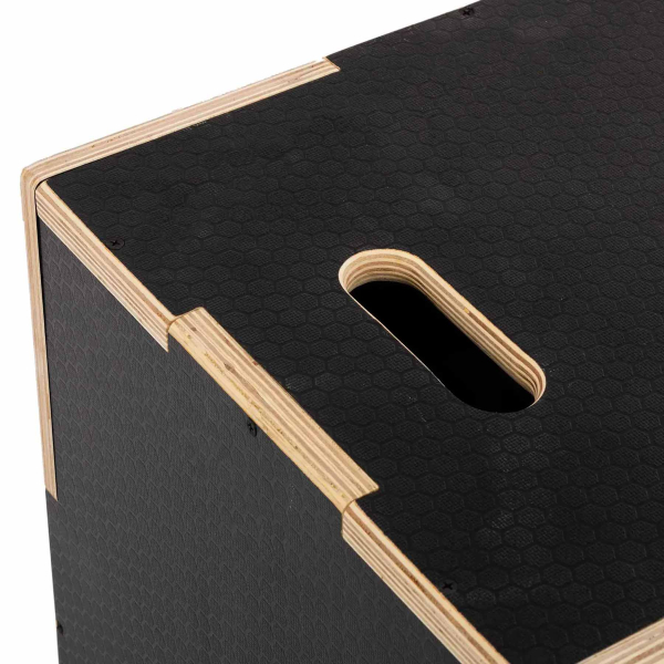 Пліометричний бокс (тумба для кросфіту) Generation Fitness FF32G4B 40/50/60см (чорний)