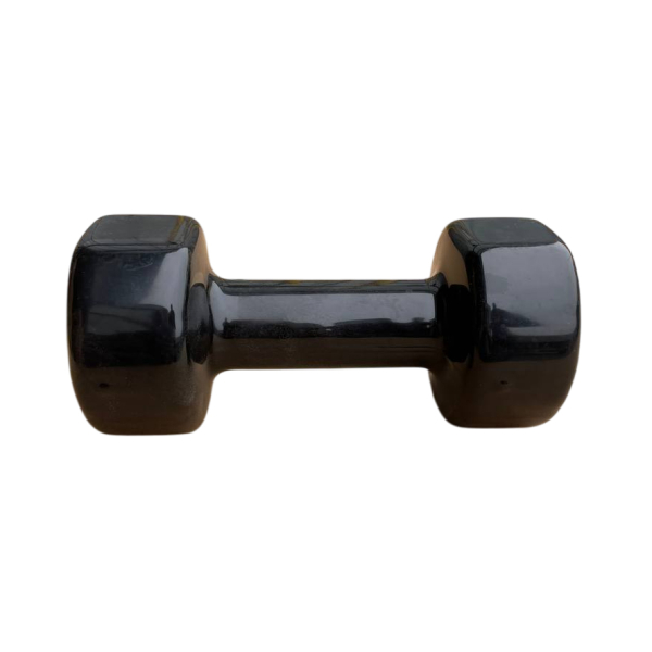 Гантель для фітнесу з вініловим покриттям Generation Fintess FF51D3B-5kg (чорна)