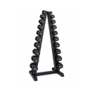 Гантельний ряд 1-10 кг Generation Fitness FF51D6C-1-10kg (уретан) зі стійкою "ялинка" DR-17