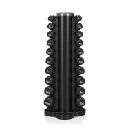 Гантельний ряд 1-10 кг Generation Fitness FF51D6C-1-10kg (уретан) зі стійкою "боченя" DR-18