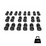 Гантельний ряд 1-10 кг Generation Fitness FF51D6C-1-10kg з уретановим покриттям