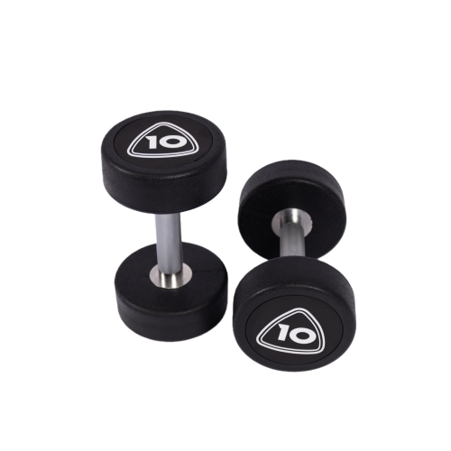 Гантельний ряд 1-10 кг Generation Fitness з поліуретановим покриттям (10 пар) — фото 5