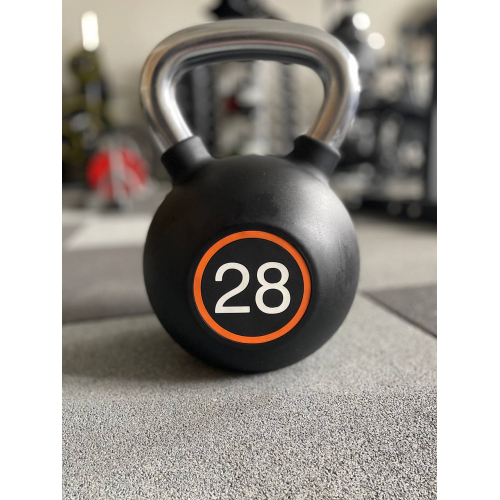 Гиря чавунна обгумована 28 кг Generation Fitness FF51F3-28kg — мініатюра 8