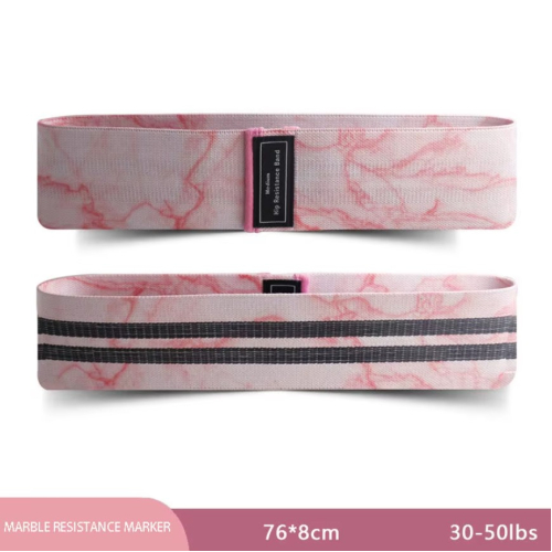 Набір тканинних еспандерів Generation Fitness Hip Resistance Band 3 шт (мармуровий) — фото 3