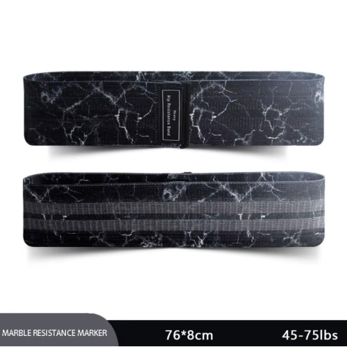 Набір тканинних еспандерів Generation Fitness Hip Resistance Band 3 шт (мармуровий) — фото 4