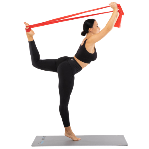 Стрічка-еспандер 12-15 кг 200х15х0.6 см L red Generation Fitness — мініатюра 6