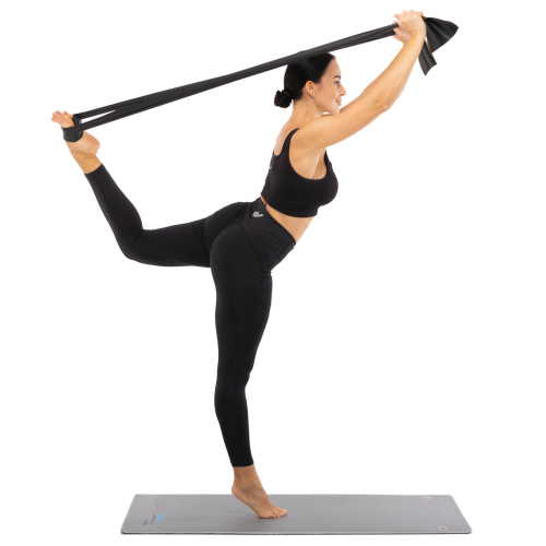 Стрічка-еспандер 15-20 кг 200х15х0.7 см XL black Generation Fitness — мініатюра 7
