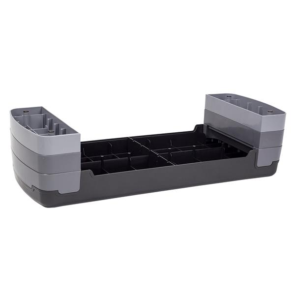 Степ-платформа Fitnessport HMS AS004 Black 3-ступінчаста
