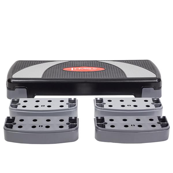 Степ-платформа Fitnessport HMS AS004 Black 3-ступінчаста
