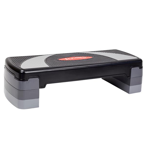 Степ-платформа Fitnessport HMS AS004 Black 3-ступінчаста