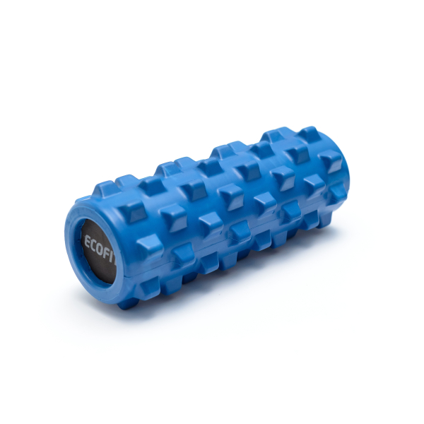 Роллер для занять йогою та пілатесом синій 32*12,5см Ecofit MDF022