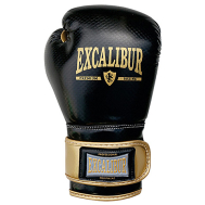Боксерські рукавички Excalibur Stardust 8030 6 унцій чорний/жовтий