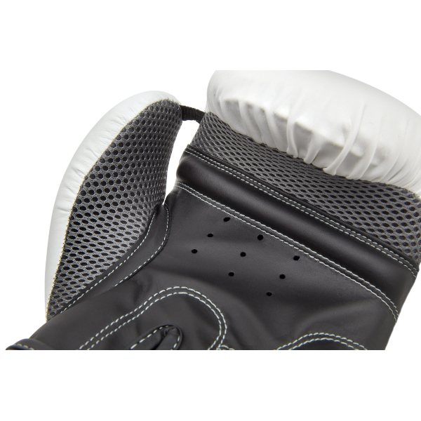 Рукавички боксерські Reebok RSCB-12010WH-12 12 унцій білий/чорний/червоний