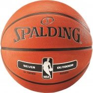 Мяч баскетбольный Spalding NBA Silver Outdoor Size 6