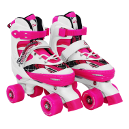Роликовые коньки (квады) SportVida SV-LG0054 Size 31-34 White/Pink
