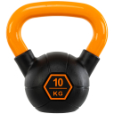 Гиря тренувальна цільна гумова з пофарбованою ручкою LiveUp Urethane competition kettlebell UAZE5336-10 вага 10кг