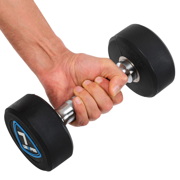 Гантелі з поліуретановим покриттям 7 кг LiveUp 2 шт