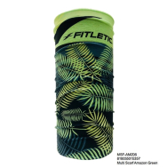 Универсальный шарф-труба для бега зеленый Fitletic Multi Scarf Headwear MSF-AMZ06