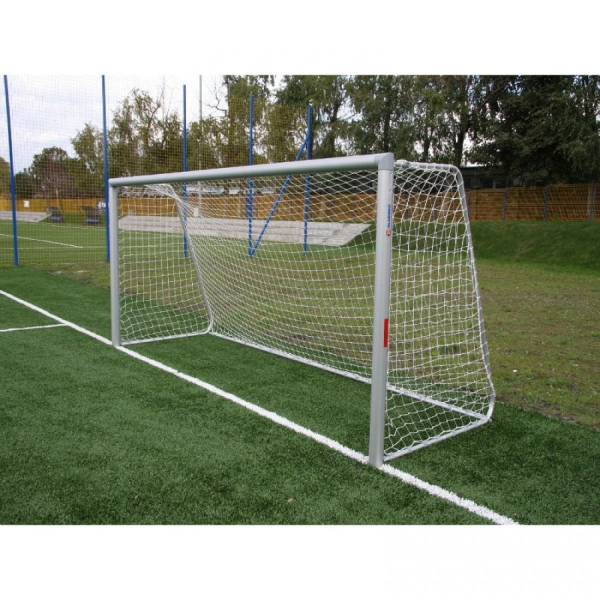 Алюминиевые футбольные ворота FIFA 7,32x2,44 м стационарные Polsport 9451BT