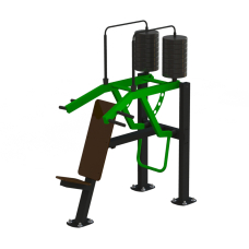 Вуличний тренажер Жим під кутом вгору сидячи BruStyle Incline Bench Press SG613